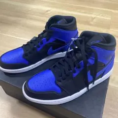 Nike Air Jordan 1 Mid 青/黒