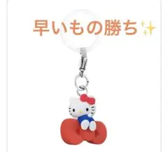 バンダイ　ハローキティ　アメリカンデザインめじるしアクセサリー　リボン　ガチャ