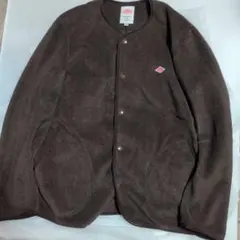 ダントン　フリースカーディガン　ブラウン　40