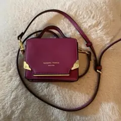 【最終お値下げ】サマンサタバサ スクエアショルダーバッグ マイクロミニサイズ