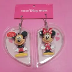 ミッキー　ミニー　ペアキーチェーン