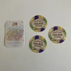 ディズニーシー　ダッフィー 20周年 カラフルハピネス シール　フードシール