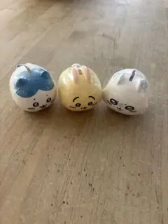 ちいかわ貯金箱カプセルトイ3個セット　ガチャガチャ　ハチワレ　うさぎ　モモンガ