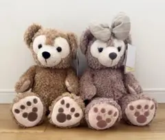 ディズニー　ダッフィー&シェリーメイ　ぬいぐるみ