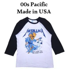 00s USA製両面ビッグプリント METALLICA メタリカラグランバンドTのサムネイル