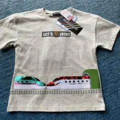 こまち　はやぶさ　新幹線　絵が変わる　スパンコールTシャツ　120 新品タグ付きのサムネイル