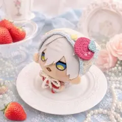 にじまるっと　バブーシュカ　ヘッドドレス　　ぬい服　ちびぐるみのサムネイル