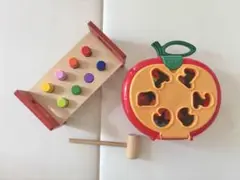 リンゴのパズル　型はめ　西松屋