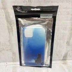 iPhone 11 Pro ケース 猫柄 ブルー　3-4