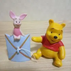 プーさん　ピグレット　置物　陶器製