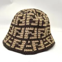 極美品☆フェンディ ニット帽 FENDI フェンディ ニットキャップ | メンズ・ブランド一覧,□ F