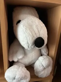 スヌーピー ぬいぐるみ 大きめ ホワイト