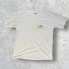 USA古着 企業ロゴ バックプリント Tシャツ GILDAN 白 L ストリート