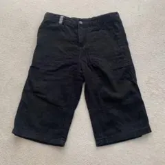 COMME CA ISM 黒 ハーフパンツ 130A