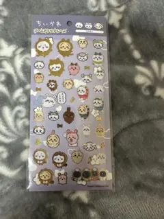 ちいかわ ゴールドクリアシール ①リボン