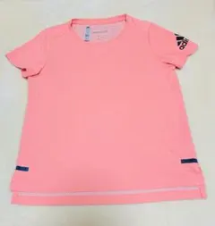 adidas アプリコット色 Tシャツ 速乾 トレーニング 運動 スポーツ