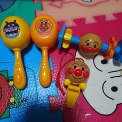 アンパンマン バイキンマン おもちゃ セット マラカス 赤ちゃん ベビー