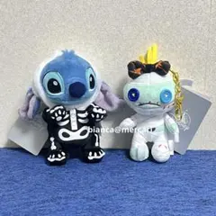 スティッチ スクランプ セット ハロウィン キーホルダー キーチェーン
