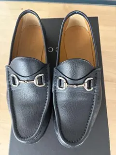 正規品 超美品GUCCI グッチ ホースビットローファー ネビレザー