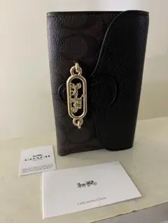 【新品】コーチ coach 折り財布 シグネチャー