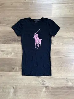 ラルフローレン Tシャツ レディース Sサイズ ビッグポニー ブラックのサムネイル