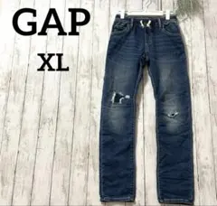 GAP メンズ デニムパンツ スキニー XL ダメージ加工