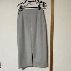 ロングタイトスカート　グレー