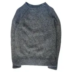 美品✨green label relaxing ウールニット 首元ジップ L