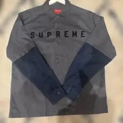 Supreme 2Tone Work Shirt ツートンワークシャツ ブラック - メルカリ