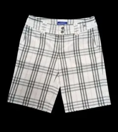 BURBERRYLONDON　ノバチェックハーフパンツ　ベージュ　36のサムネイル