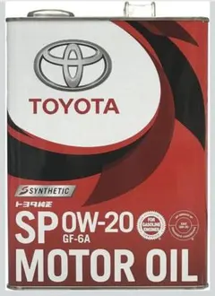 トヨタ純正 0W-20 4L エンジンオイル 量り売りのサムネイル