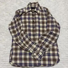 60's Viyella Arrow 長袖シャツ チェック柄