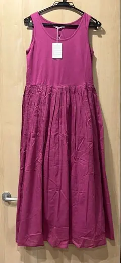【新品未使用】KBFギャザータンクマキシワンピース　ピンク