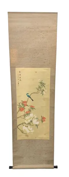 張大千 花卉画 掛け軸 中堂 花卉図 中国画 サイズ：70×173cm - メルカリ