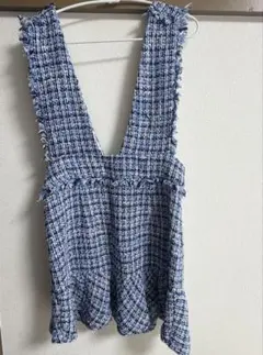 ZARA ツイードワンピースのサムネイル