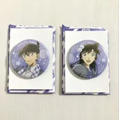 名探偵コナン　隻眼の残像　キャラバッジコレクション　工藤新一　毛利蘭