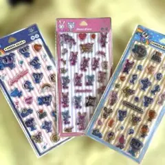 ナルミヤキャラクターズ ボンボンドロップシール 3枚セット　新品のサムネイル