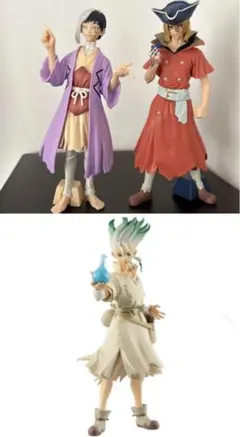 ドクターストーン　あさぎりゲン　石神千空　七海龍水　フィギュア