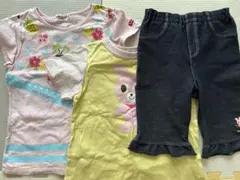 ミキハウス ホットビスケッツ 半袖 半ズボン 100 3点セット