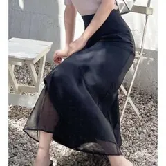 RESEXXY リゼクシー シアードッキングマーメイドスカート ブラック 黒