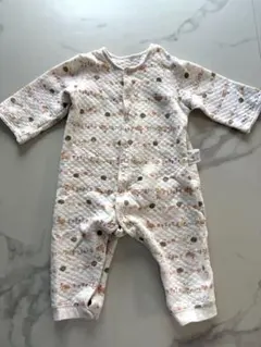 UNIQLO ベビー キルティングロンパース 80cm