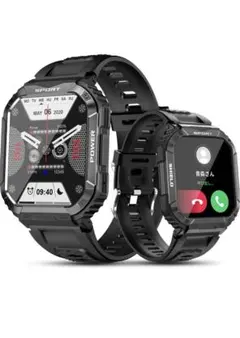スマートウォッチBluetooth音楽再生 Bluetooth5.2 軍用規格