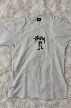 Stussy ホワイト 半袖Tシャツ シャドーマン old stussy 白T