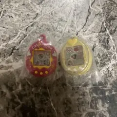 たまごっちシャカシャカチャーム3セット ピンク 黄色