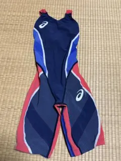 ◇ASICS トップインパクト高速水着 M ネイビー/レッド SSサイズ - メルカリ