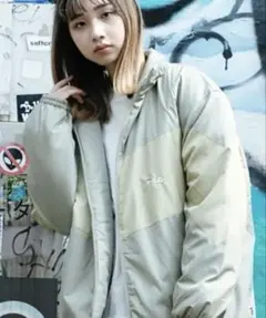 FILA 撥水加工　中綿ジップアップブルゾン　M