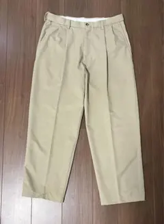リ*ン様 vintage haggar ハガー　ベージュワイドスラックス　古着W