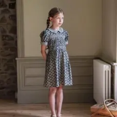 latte cotton clothes ♡ 花柄 ワンピース 6-7y