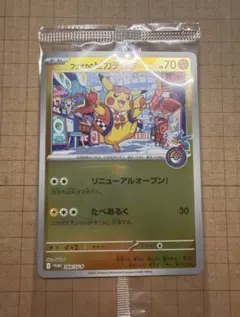 フタカカのピカチュウ 綺麗 未開封