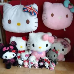 ハローキティ ぬいぐるみセット １５体まとめ売り レアなお品も